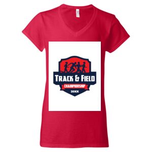 Softstyle® Women’s V-Neck T-Shirt Thumbnail