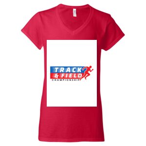 Softstyle® Women’s V-Neck T-Shirt Thumbnail