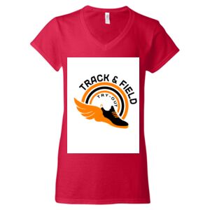 Softstyle® Women’s V-Neck T-Shirt Thumbnail