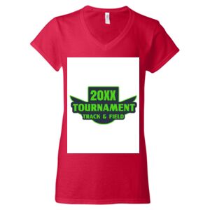 Softstyle® Women’s V-Neck T-Shirt Thumbnail