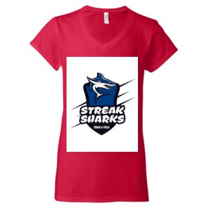 Softstyle® Women’s V-Neck T-Shirt Thumbnail
