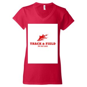 Softstyle® Women’s V-Neck T-Shirt Thumbnail