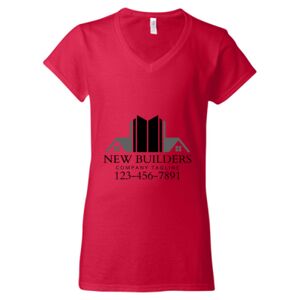 Softstyle® Women’s V-Neck T-Shirt Thumbnail