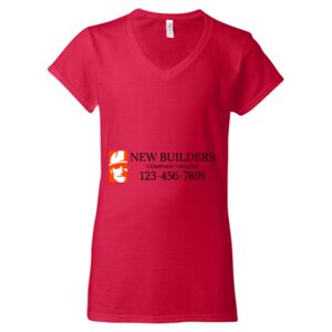Softstyle® Women’s V-Neck T-Shirt Thumbnail