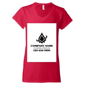 Softstyle® Women’s V-Neck T-Shirt Thumbnail