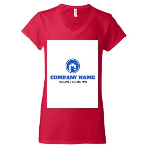 Softstyle® Women’s V-Neck T-Shirt Thumbnail