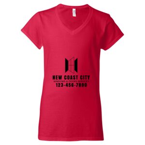 Softstyle® Women’s V-Neck T-Shirt Thumbnail