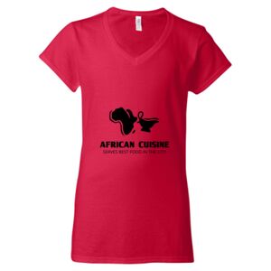Softstyle® Women’s V-Neck T-Shirt Thumbnail