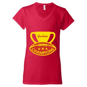 Softstyle® Women’s V-Neck T-Shirt Thumbnail