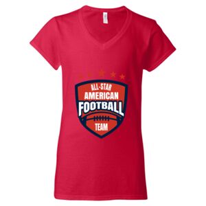 Softstyle® Women’s V-Neck T-Shirt Thumbnail