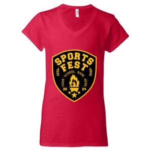 Softstyle® Women’s V-Neck T-Shirt Thumbnail