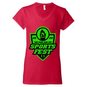 Softstyle® Women’s V-Neck T-Shirt Thumbnail