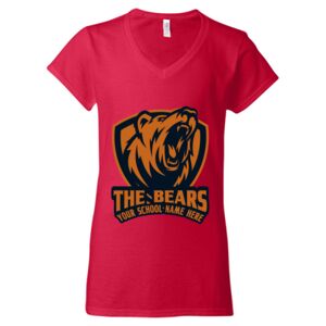 Softstyle® Women’s V-Neck T-Shirt Thumbnail