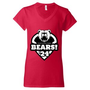 Softstyle® Women’s V-Neck T-Shirt Thumbnail