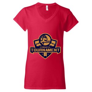 Softstyle® Women’s V-Neck T-Shirt Thumbnail