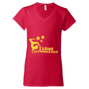 Softstyle® Women’s V-Neck T-Shirt Thumbnail