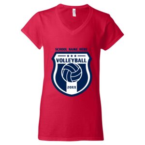 Softstyle® Women’s V-Neck T-Shirt Thumbnail