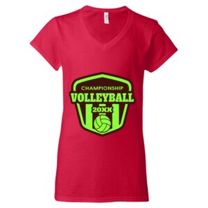 Softstyle® Women’s V-Neck T-Shirt Thumbnail
