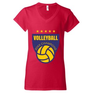 Softstyle® Women’s V-Neck T-Shirt Thumbnail