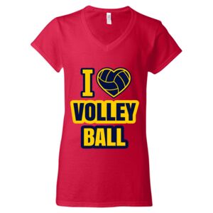 Softstyle® Women’s V-Neck T-Shirt Thumbnail