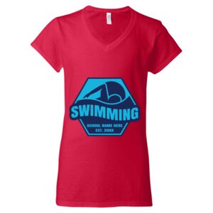 Softstyle® Women’s V-Neck T-Shirt Thumbnail