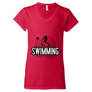 Softstyle® Women’s V-Neck T-Shirt Thumbnail