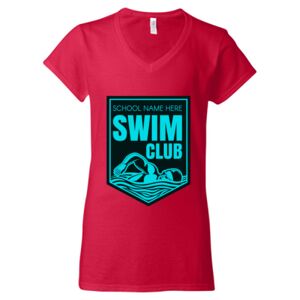 Softstyle® Women’s V-Neck T-Shirt Thumbnail