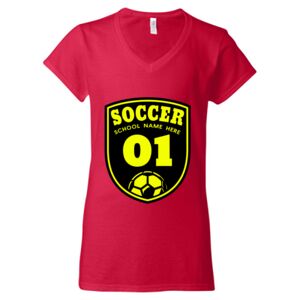 Softstyle® Women’s V-Neck T-Shirt Thumbnail