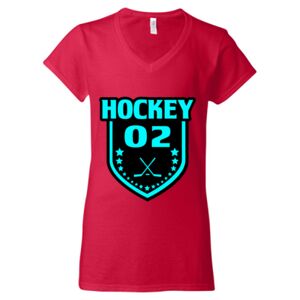 Softstyle® Women’s V-Neck T-Shirt Thumbnail