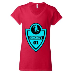 Softstyle® Women’s V-Neck T-Shirt Thumbnail