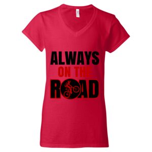 Softstyle® Women’s V-Neck T-Shirt Thumbnail