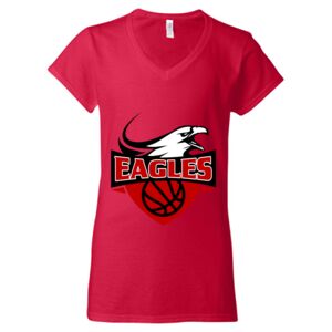 Softstyle® Women’s V-Neck T-Shirt Thumbnail