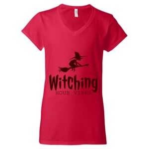 Softstyle® Women’s V-Neck T-Shirt Thumbnail