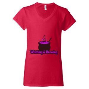Softstyle® Women’s V-Neck T-Shirt Thumbnail