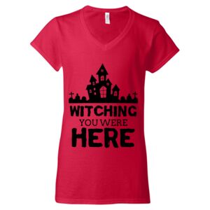 Softstyle® Women’s V-Neck T-Shirt Thumbnail