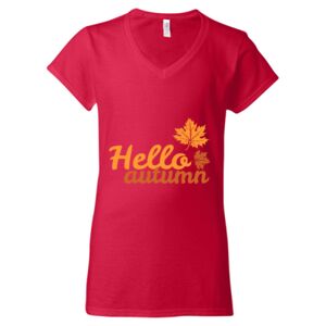 Softstyle® Women’s V-Neck T-Shirt Thumbnail