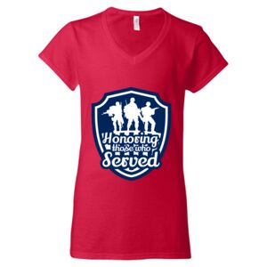 Softstyle® Women’s V-Neck T-Shirt Thumbnail