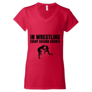 Softstyle® Women’s V-Neck T-Shirt Thumbnail