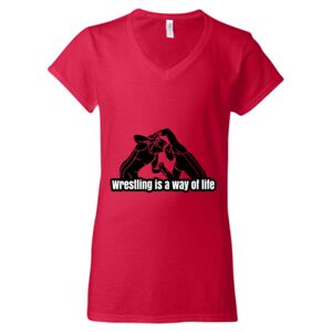 Softstyle® Women’s V-Neck T-Shirt Thumbnail