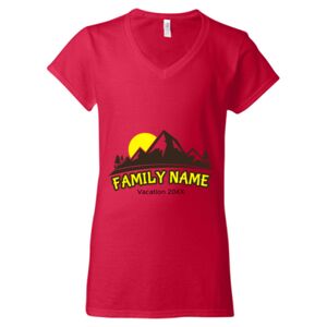 Softstyle® Women’s V-Neck T-Shirt Thumbnail