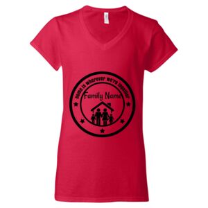 Softstyle® Women’s V-Neck T-Shirt Thumbnail