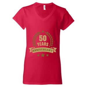 Softstyle® Women’s V-Neck T-Shirt Thumbnail