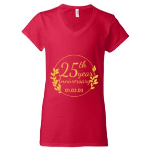 Softstyle® Women’s V-Neck T-Shirt Thumbnail
