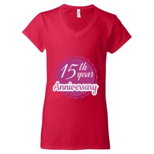 Softstyle® Women’s V-Neck T-Shirt Thumbnail