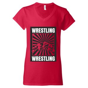 Softstyle® Women’s V-Neck T-Shirt Thumbnail