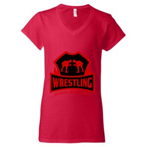 Softstyle® Women’s V-Neck T-Shirt Thumbnail