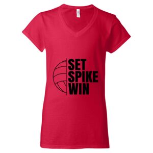 Softstyle® Women’s V-Neck T-Shirt Thumbnail