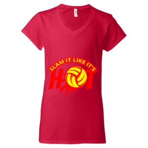Softstyle® Women’s V-Neck T-Shirt Thumbnail