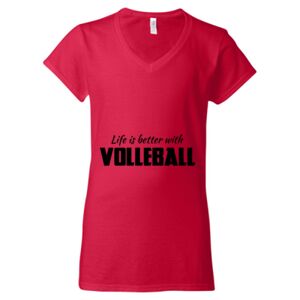 Softstyle® Women’s V-Neck T-Shirt Thumbnail