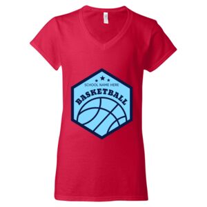 Softstyle® Women’s V-Neck T-Shirt Thumbnail